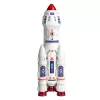 LEAN TOYS Großes Weltraum-Set UFO Raketen Rover Fahrzeuge Raumschiff Alien 8 Stück