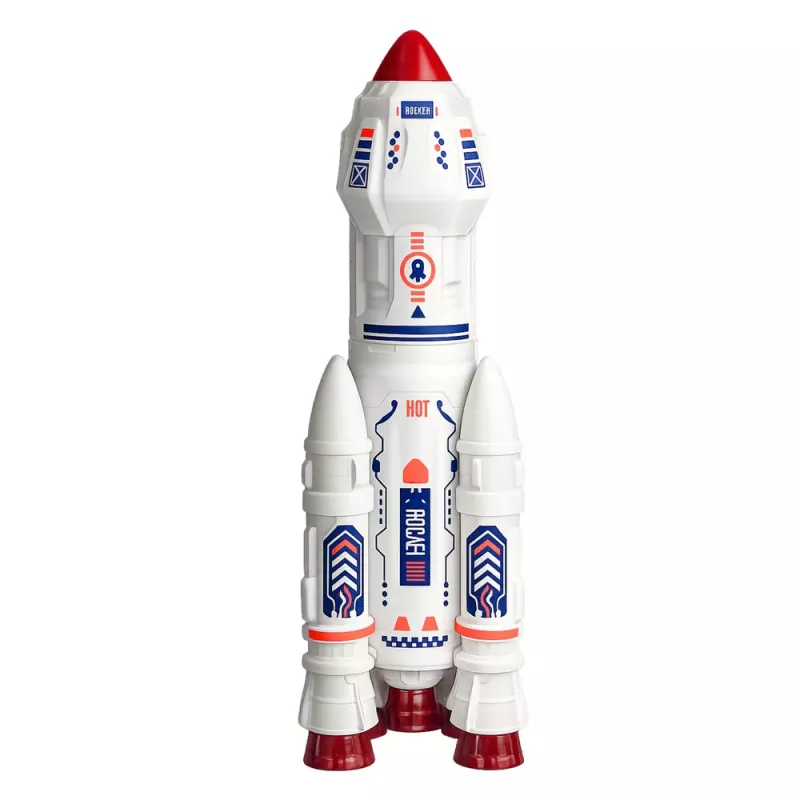 LEAN TOYS Großes Weltraum-Set UFO Raketen Rover Fahrzeuge Raumschiff Alien 8 Stück