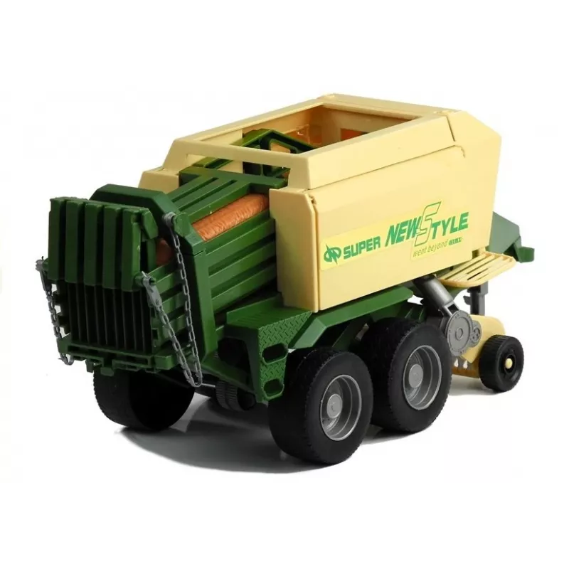 LEAN TOYS Großer Traktor mit Anhänger, landwirtschaftliche Maschine, 65 cm