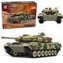 LEAN TOYS Leopard Militärpanzer ferngesteuerter RC Konstruktionsbausteine 1100 Stk.