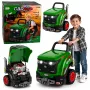 LEAN TOYS Little Handyman's Zerlegbarer Traktor mit Lichtern, Geräuschen und Dampf