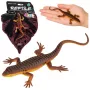 LEAN TOYS Echse Vivipar Gummi Figur Dehnbar Realistisch 12,5 cm
