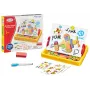 LEAN TOYS Magnetbrett zum Zeichnen geometrischer Figuren mit Magneten