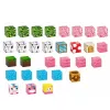 LEAN TOYS Magnetische Bausteine 50-teiliges Set – 3D Pixel Einhorn Würfel, ABS Kunststoff, Kreatives Konstruktionsspielzeug