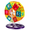 LEAN TOYS Magnetische Bausteine Set, 70 Teile – Pädagogisches STEM-Konstruktionsspielzeug mit starken Neodym-Magneten, mehrfarbiges ABS-Kunststoff, sicher & langlebig für Kinder ab 3 Jahren