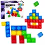 LEAN TOYS Magnetische Bausteine Würfel Bunte 3D-Würfel 160 Stück