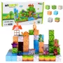 LEAN TOYS Magnetische Konstruktionsblöcke Würfel Quadratische Welt 3D 114 Teile