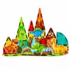 LEAN TOYS Magnetische Bausteine Dinosaurier Vulkan 31 Teile