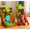 LEAN TOYS Magnetische Bausteine Pixel World Farbige Würfel 146 Teile
