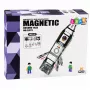 LEAN TOYS Magnetische Konstruktionsblöcke Weltraumrakete Figuren 26 Stück
