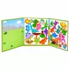 LEAN TOYS Magnetisches Puzzle-Buch Dinosaurier Bunte Magnete 30 Stück