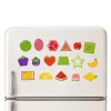 LEAN TOYS Magnetpuzzle Lernfrüchte 30 Teile – Pädagogische Fruchtmagnete für Tafeln, Whiteboards & Kühlschränke