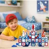LEAN TOYS Magnetic Space Windows Bauklötze 90 Teile – ABS-Kunststoff STEM-Bausatz