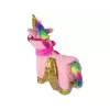 LEAN TOYS Maskottchen Interaktives Pferd Rosa Goldene Flügel Musik