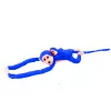 LEAN TOYS Mascot Plush Monkey with Baby, Blue 90 cm
