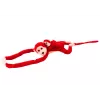 LEAN TOYS Maskottchen Plüschaffe mit Baby, Rot 70 cm