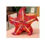 LEAN TOYS Mascot Plush Starfish Red Pillow 20 cm