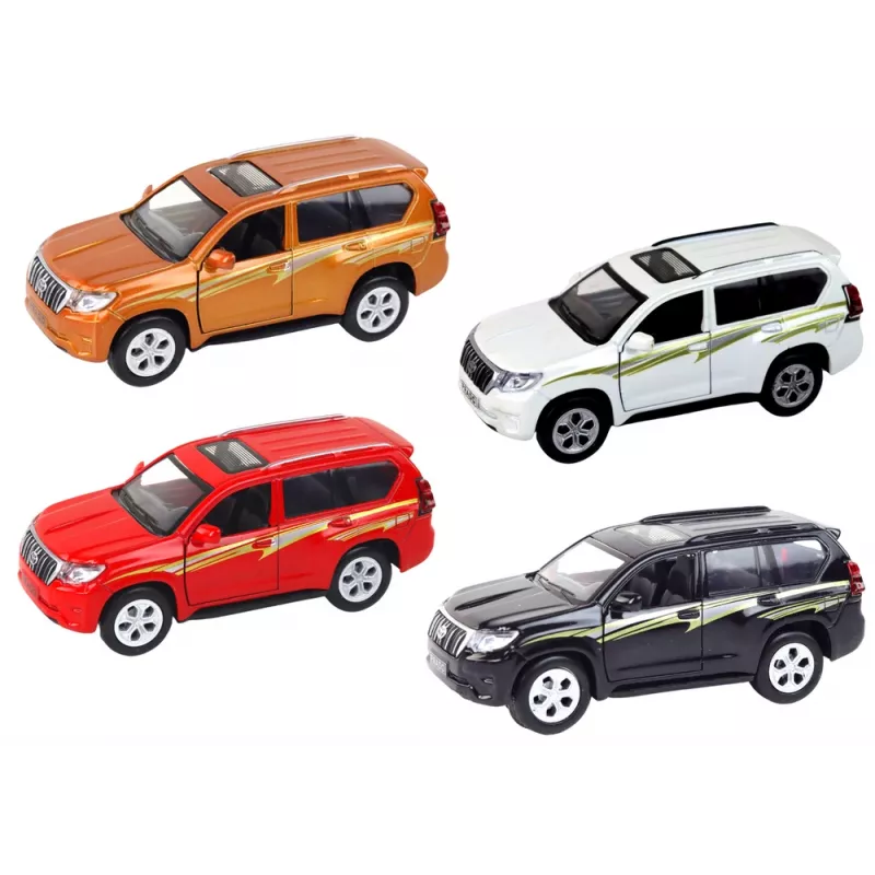 LEAN TOYS Metallauto 12 cm Soundeffekte Licht Verschiedene Farben