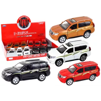 LEAN TOYS Metallauto 12 cm Soundeffekte Licht Verschiedene Farben