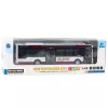 LEAN TOYS Metall City Bus mit Sound und Licht 1:42