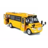 LEAN TOYS Metall-Schulbus mit Reibungsantrieb Druckgussmodell