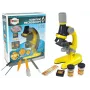 LEAN TOYS Mikroskop für den Wissenschaftler Bildungsset Gelb 100x 400x 1200x