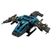 LEAN TOYS Militär-Kampfflugzeug mit Soldatenfigur, Raketenwerfern, Lichtern und Sounds