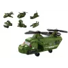 LEAN TOYS Militärhubschrauber-Bausatz Militärgrün 1000 Teile