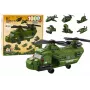 LEAN TOYS Militärhubschrauber-Bausatz Militärgrün 1000 Teile