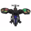 LEAN TOYS Militärhubschrauber mit großen Flügeln, Lichtern, Sound und Rotation