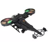 LEAN TOYS Militärhubschrauber mit großen Flügeln, Lichtern, Sound und Rotation