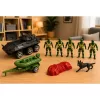 LEAN TOYS Militär-Set Soldaten mit Schützenpanzer 14 Teile