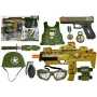 LEAN TOYS Militär-Spielzeugset Soft-Bullet-Pistolen MP7