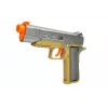 LEAN TOYS Militär-Waffen-Set Gewehr Pistole Kopfhörer Trillerpfeife Lichter