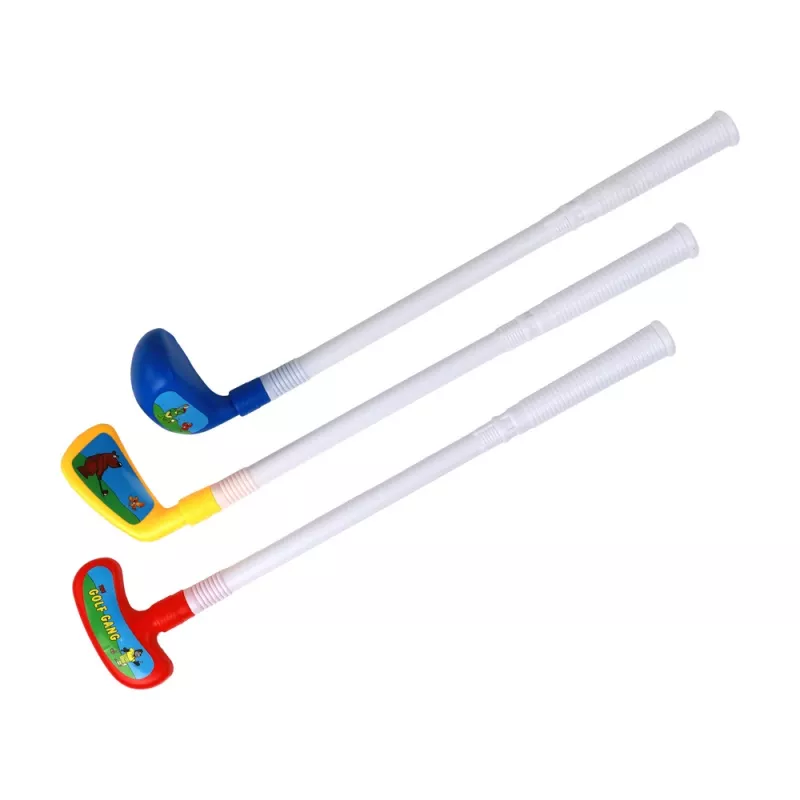 LEAN TOYS Mini-Golf-Set für Kinder, Schläger, 12-teilig