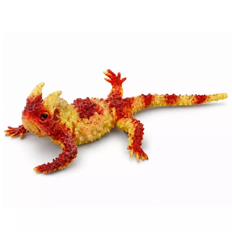 LEAN TOYS Moloch the Terrible Gummi-Figur dehnbar realistisches Reptil 14 cm