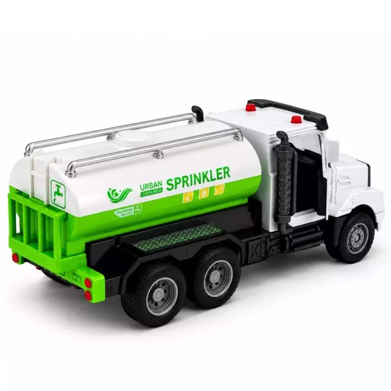 LEAN TOYS Kommunalfahrzeug Metallkabine Antrieb Öffnende Türen Lichter Geräusche 1:46