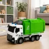 LEAN TOYS Kommunalfahrzeug ferngesteuerter Müllwagen RC Container Mülleimer Lichter 1:14
