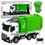 LEAN TOYS Kommunalfahrzeug ferngesteuerter Müllwagen RC Container Mülleimer Lichter 1:14