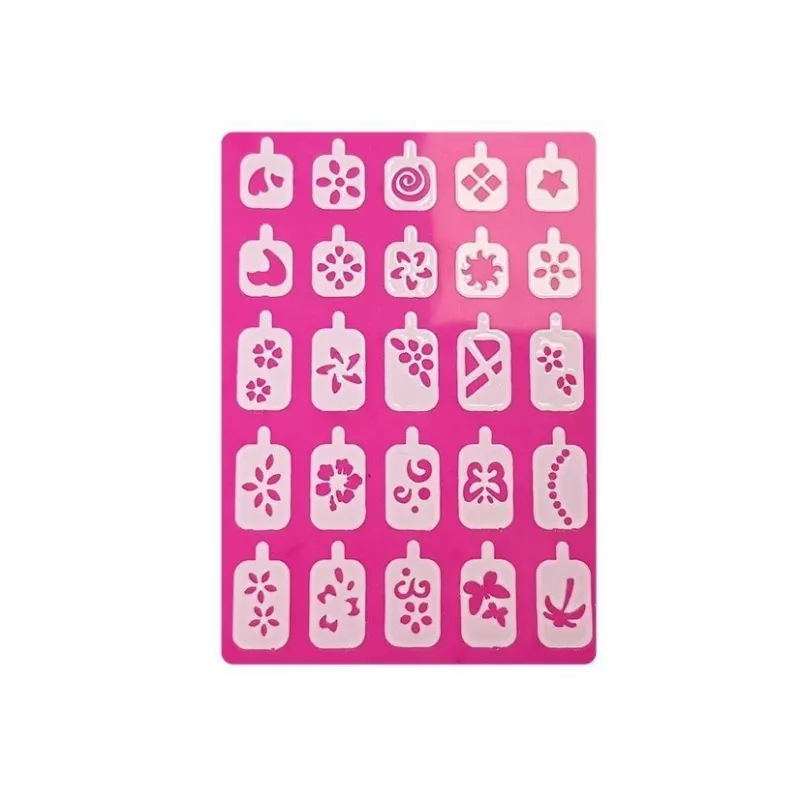 LEAN TOYS Nagellack-Set mit Spender Glitter Nagellack
