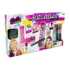 LEAN TOYS Nagellack-Set mit Glitter-Dispenser und farbigen Stickern