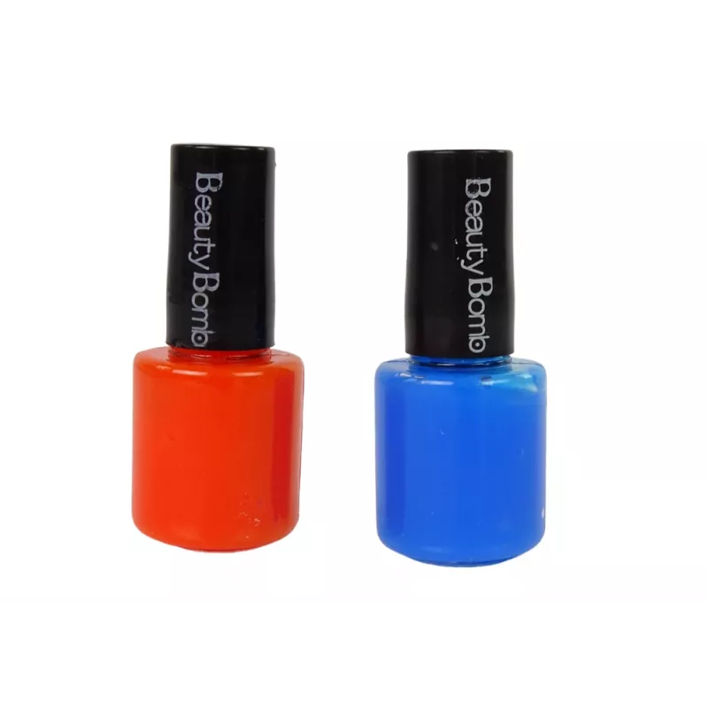 LEAN TOYS Nagellack-Set mit Nagellacken, Glitzer, Aufklebern und Ringen