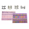 LEAN TOYS Nagellack-Set mit Nagellacken, Glitzer, Aufklebern und Ringen