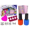 LEAN TOYS Nagellack-Set mit Nagellacken, Glitzer, Aufklebern und Ringen