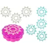 LEAN TOYS Nagellack-Set mit Nagellacken, Stiften und farbigen Aufklebern
