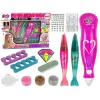 LEAN TOYS Nagelmal-Set Nagelstifte Glitzerstreuer Diamanten