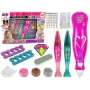 LEAN TOYS Nagelmal-Set Nagelstifte Glitzerstreuer Diamanten
