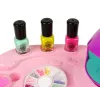 LEAN TOYS Nagellack-Set mit Nagelglitter, Trockner und Aufklebern