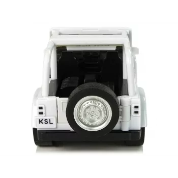 LEAN TOYS Off-Road Police Car White