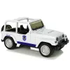 LEAN TOYS Off-Road Police Car White